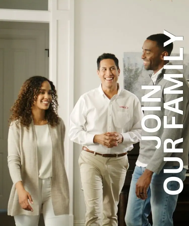 Furnace family Lennox tech helping a family